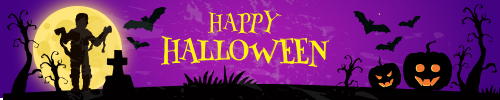 vcool email signature banner for Halloween