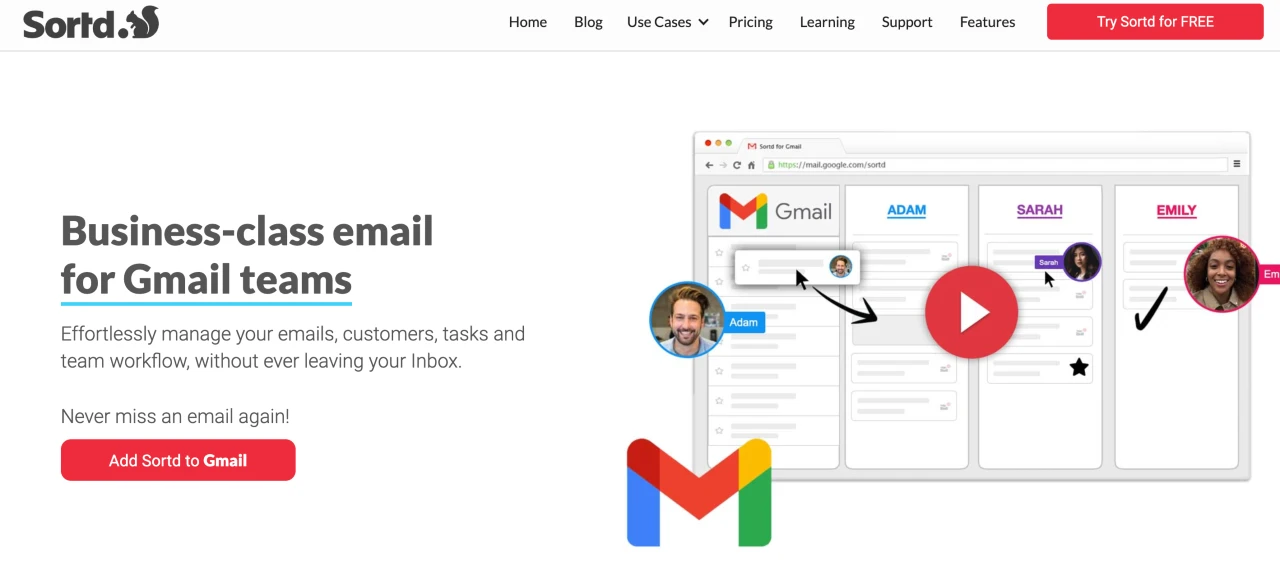 sortd email management